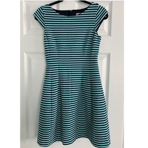 Lilly Pulitzer Brielle Navy and Teal Stripe Dress
